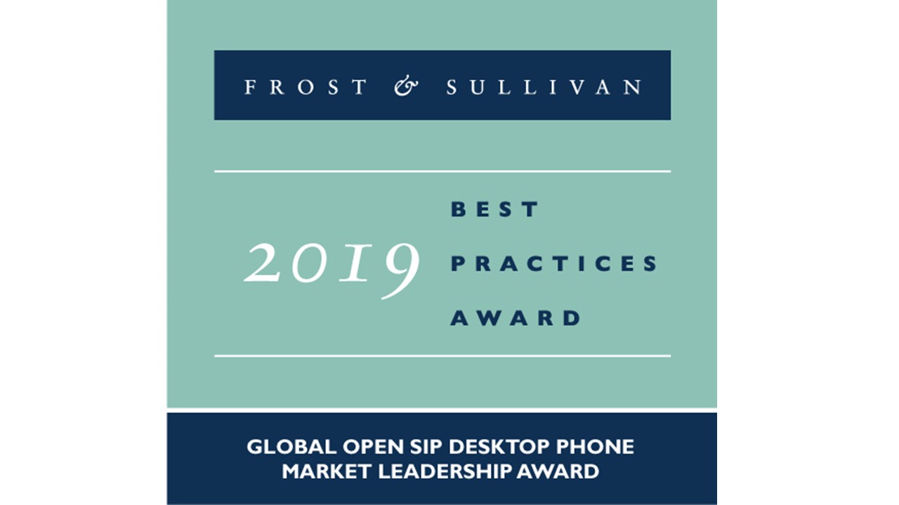 Frost&Sullivan 2019卓越增长领导力奖